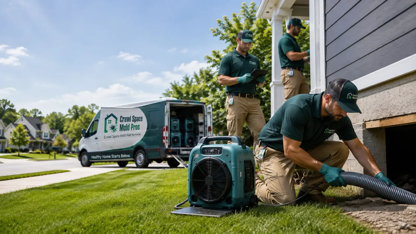 Crawl Space Mold Removal in Ross, CA